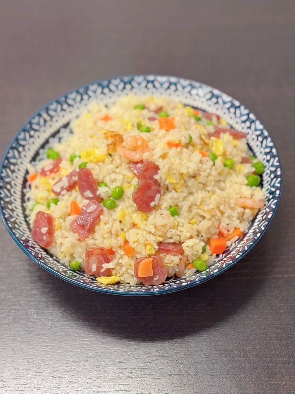 Shrimp Sausage Egg Fried Rice